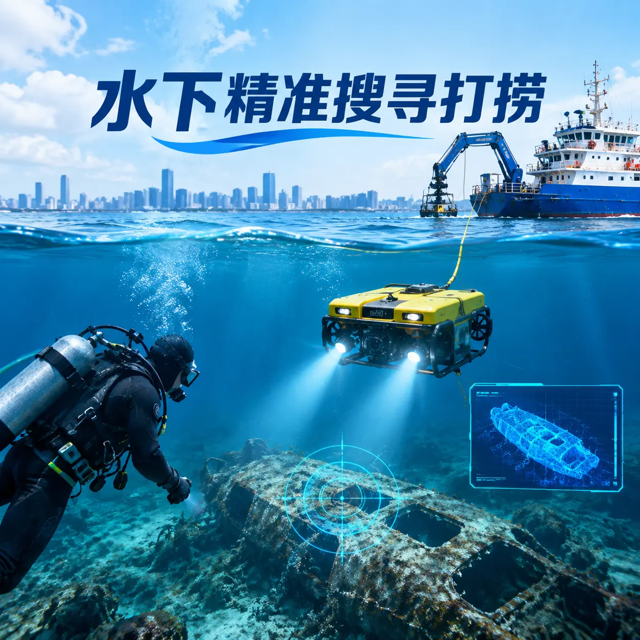 翁源水下精准搜寻打捞